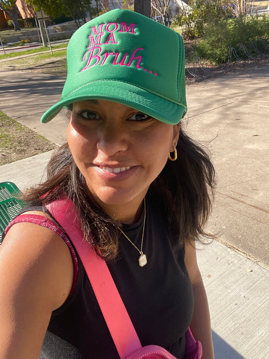 Mom, Ma, Bruh Embroidered Cap