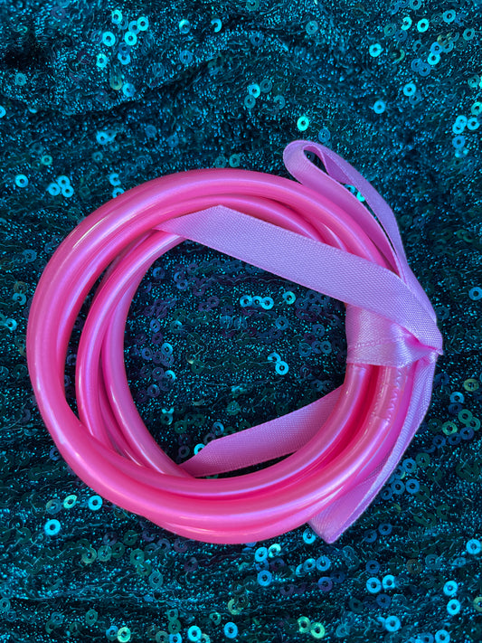 Hot Pink Jelly Bangles